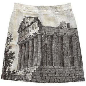 Dolce and Gabbana linen Rome skirt XS